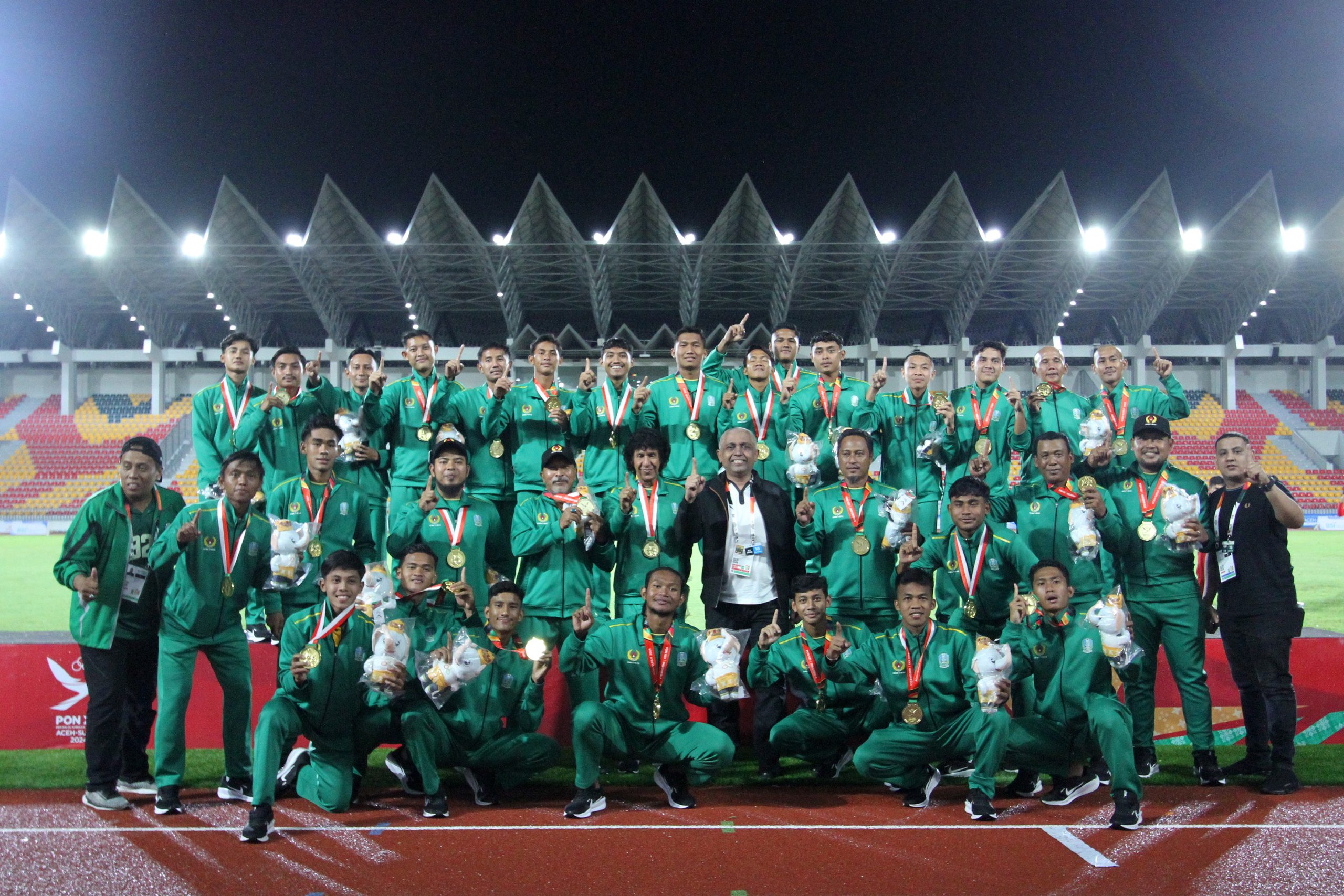 Setelah Menunggu 16 Tahun, Jatim Juara Sepak Bola PON 2024