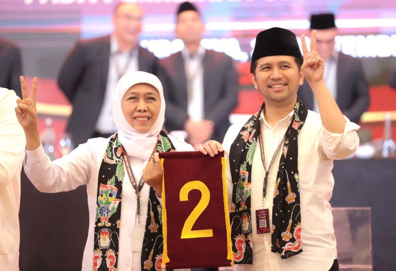 Saling Pamer Visi Misi di Penetapan Nomor Urut Pilgub Jatim