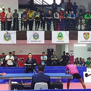 Pasangan Affan-Ficky Sumbang Emas Tenis Meja Jatim