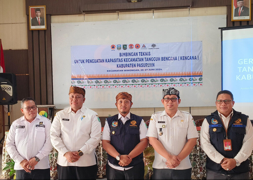 22 Kecamatan di Kabupaten Pasuruan Ditetapkan Sebagai Kecamatan Tangguh Bencana