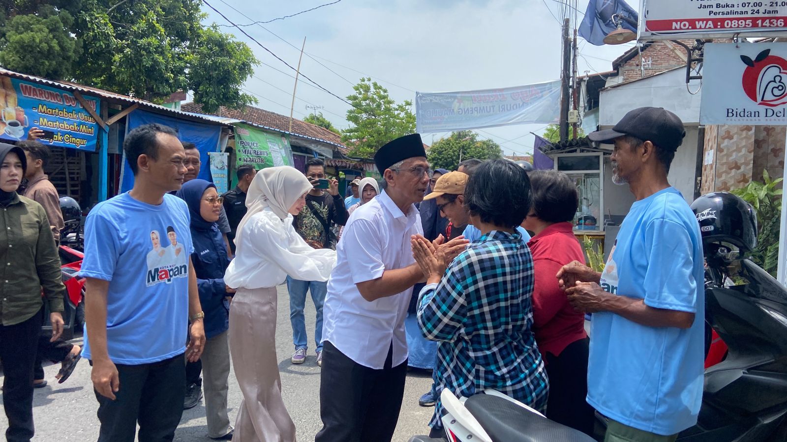 Atasi Semrawutnya Infrastruktur Kota Kediri, Vinanda-Gus Qowim Tawarkan Solusi Lewat Program D’CITO