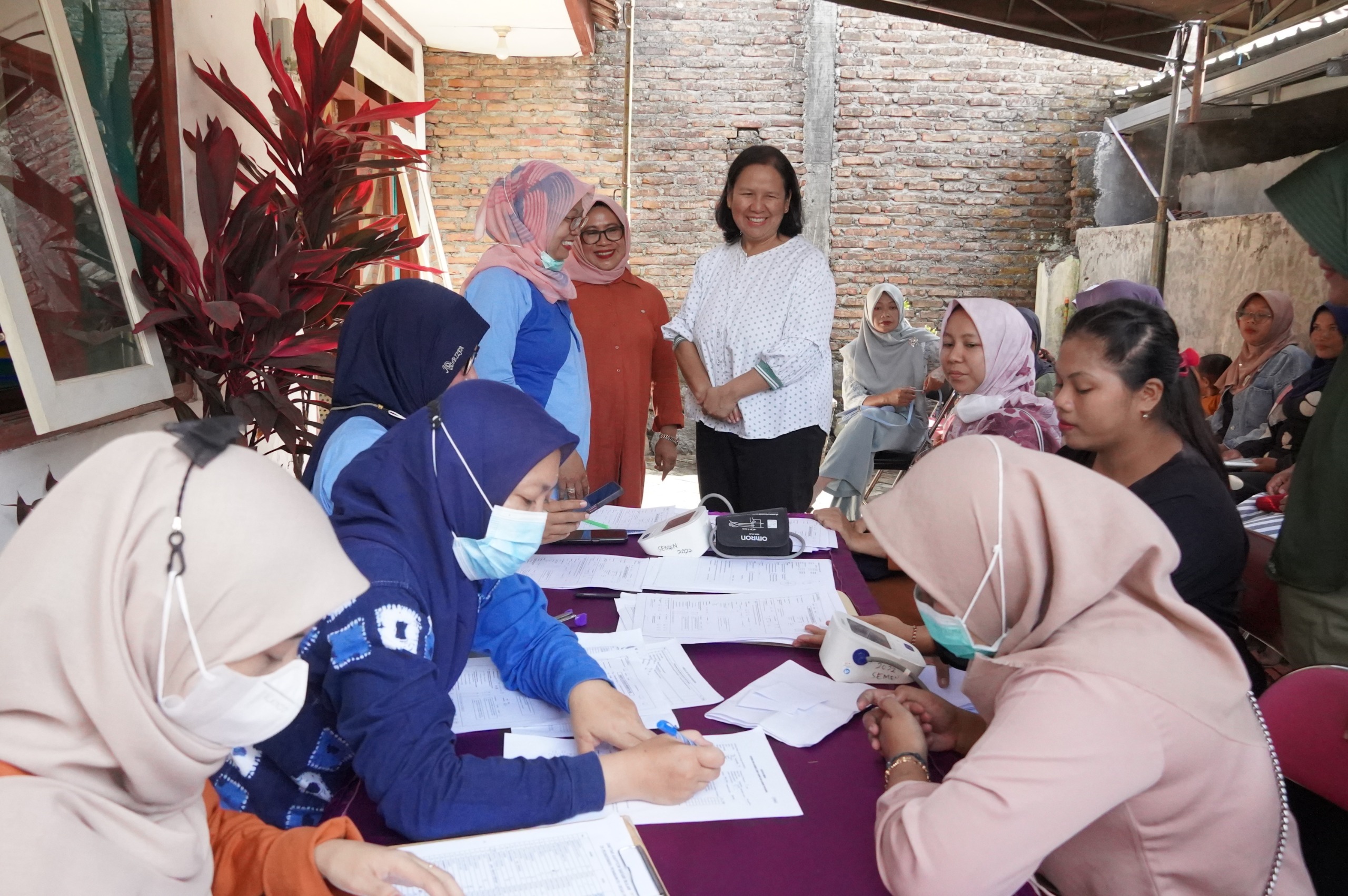 TMMD ke-122 Kodim 0809 bersama Pemkab kediri Gelar Penyuluhan Pencegahan Stunting dan Pelayanan KB