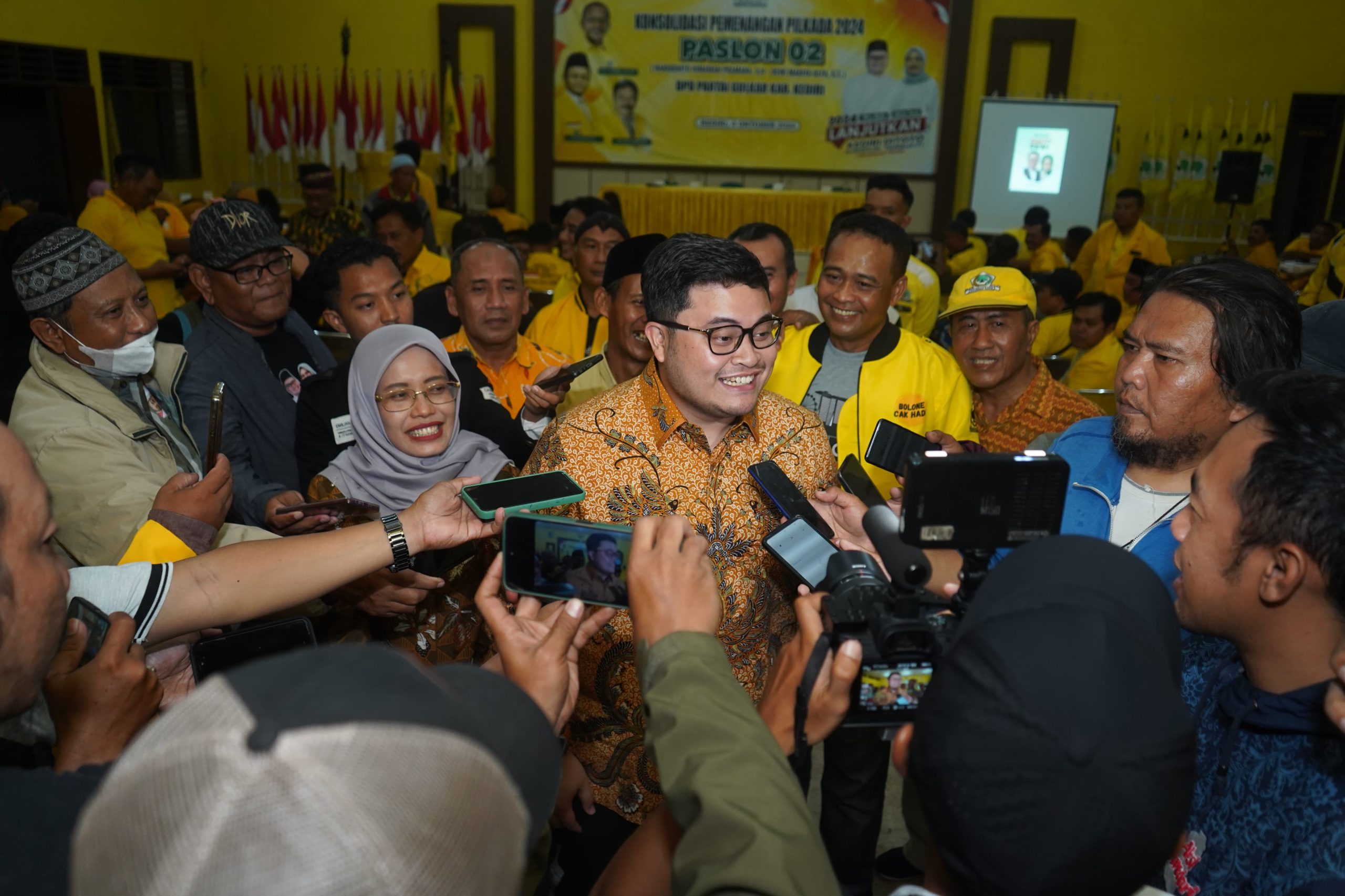 Golkar Kabupaten Kediri Optimis Menangkan Mas Dhito-Mbak Dewi di Pilkada 2024