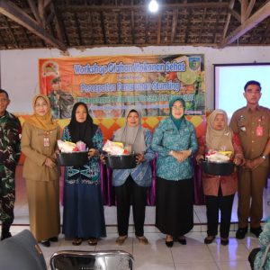 TMMD ke-122, Kodim 0809 dan Pemkab Kediri Bersatu Perangi Stunting dengan Workshop Makanan Sehat di Desa Pagung
