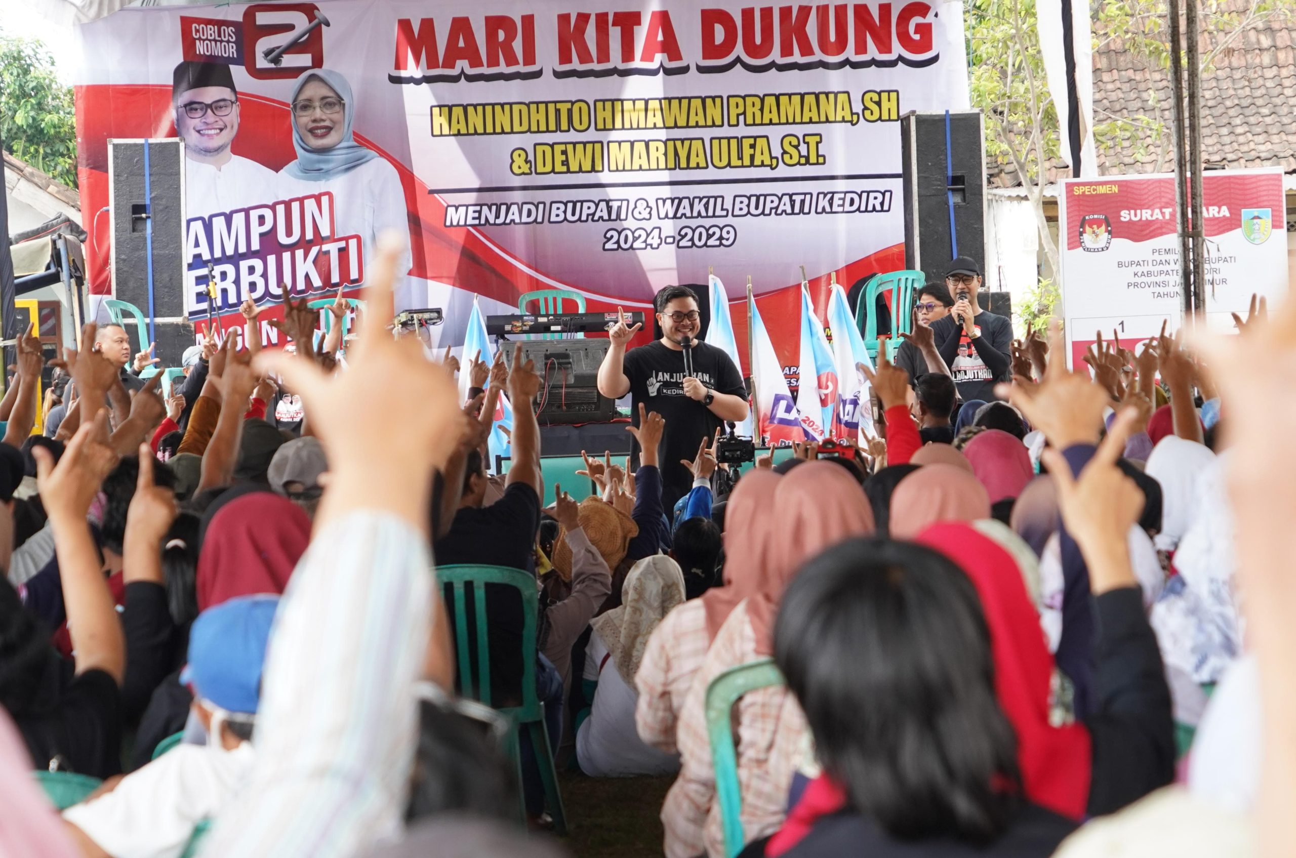 Program yang diusung Terbukti Bermanfaat, Warga Puncu Siap Menangkan Mas Dhito