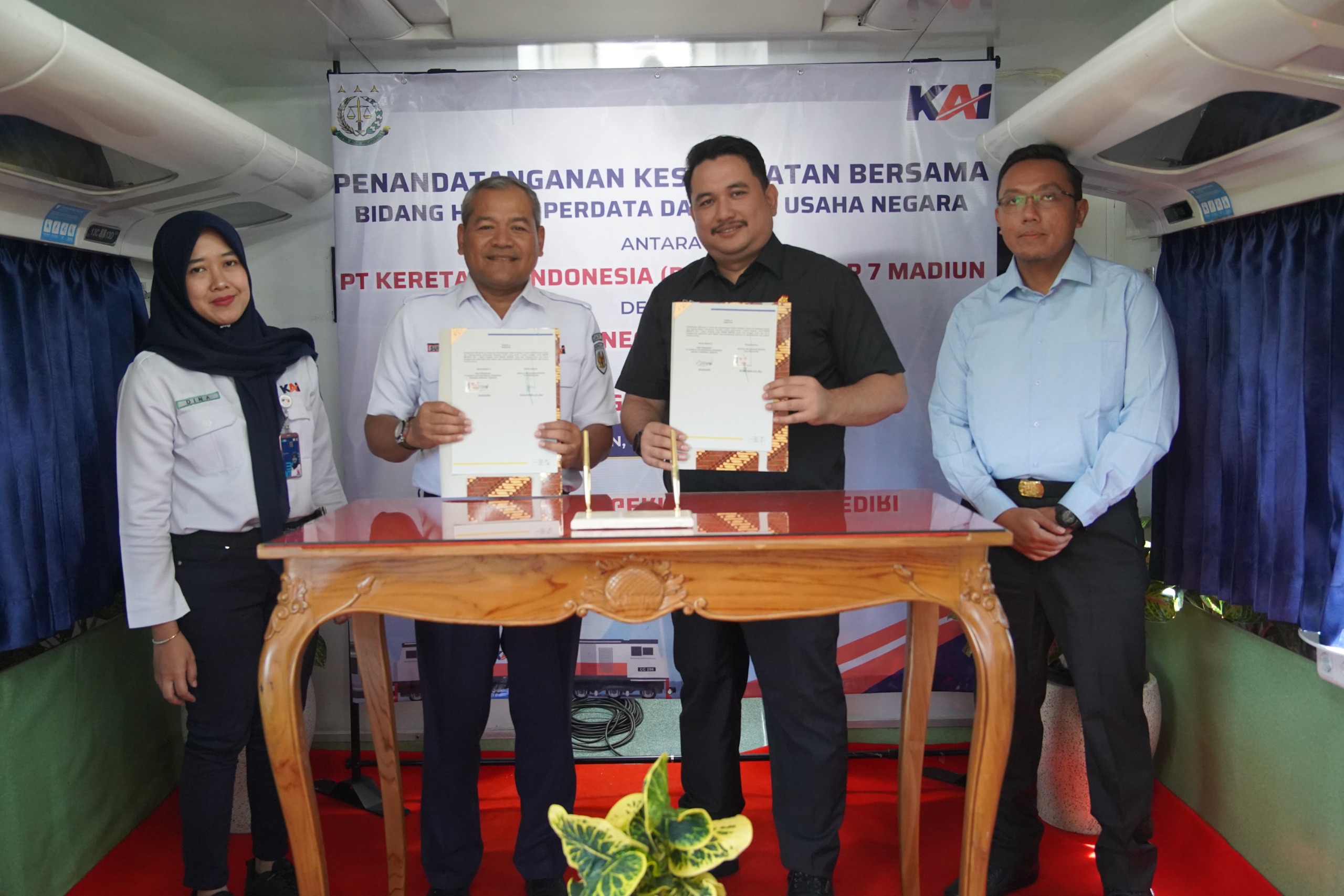 KAI Daop 7 Perkuat Pengamanan Aset melalui Kerja Sama dengan Kejaksaan Negeri