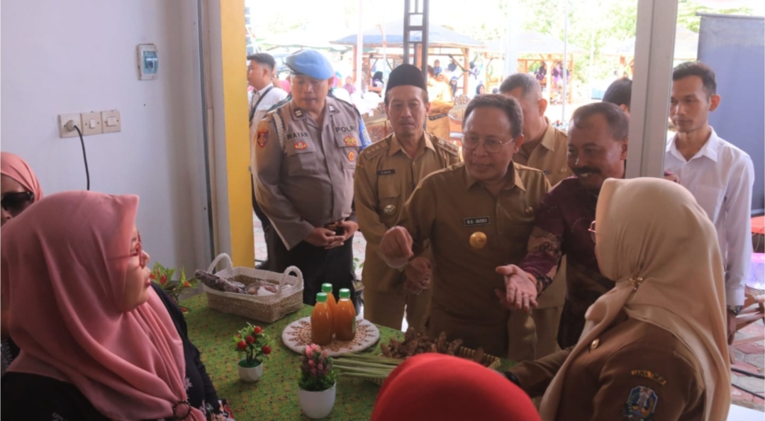 Gairahkan Ekonomi Desa  Pjs. Bupati  Jazuli  Launching Cafe Jamu Kepuh anyar-Mojokerto