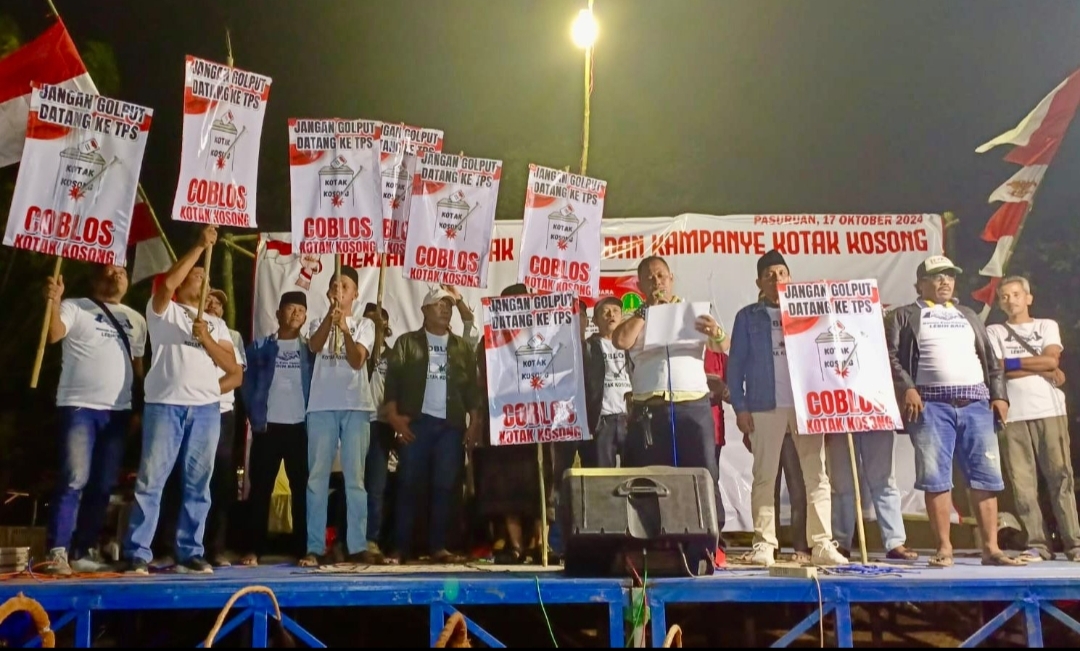 FPD Kota Pasuruan Deklarasi Kotak Kosong, Di Pilwali