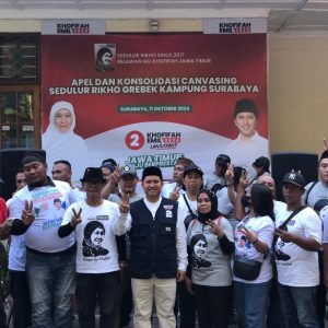 Rikho Target Paslon 02 Khofifah-Emil Menang 70 % di Surabaya Rikho Target Paslon 02 Khofifah-Emil Menang 70 % di Surabaya