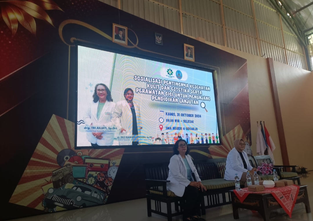 RSUD RT Notopura Gandeng Gen-Z SMAN 4 Sidoarjo Tampil Hebat Lewat Kesehatan Kulit dan Gigi