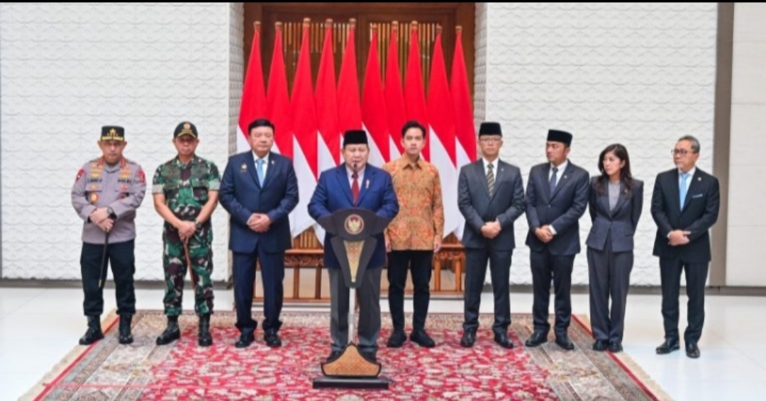 Presiden Prabowo Sampaikan Arahan ke Menterinya Sebelum Lawatan Luar Negeri