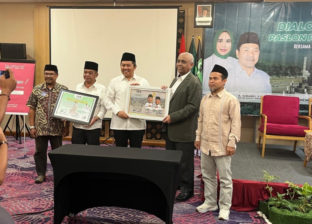 MD KAHMi Sidoarjo Beri Gagasan Paslon untuk Membangun Pendidikan, Ekonomi Digital dan Layanan Publik