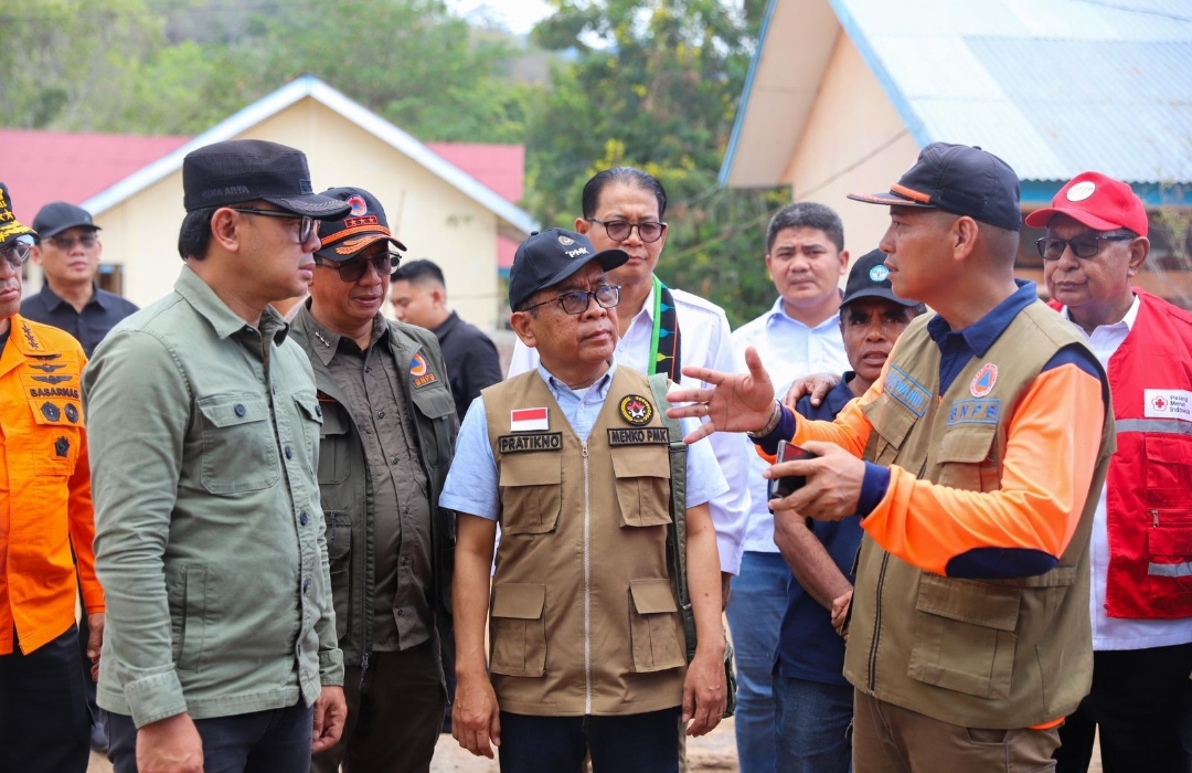 Relokasi Korban Erupsi Gunung Lewotobi, Menko PMK Utamakan Peningkatan Kualitas Hidup