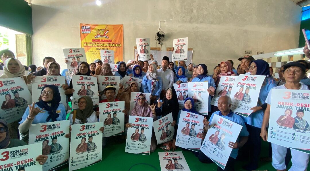 Relawan Prabowo Jatim Solid Dukung Risma-Gus Hans