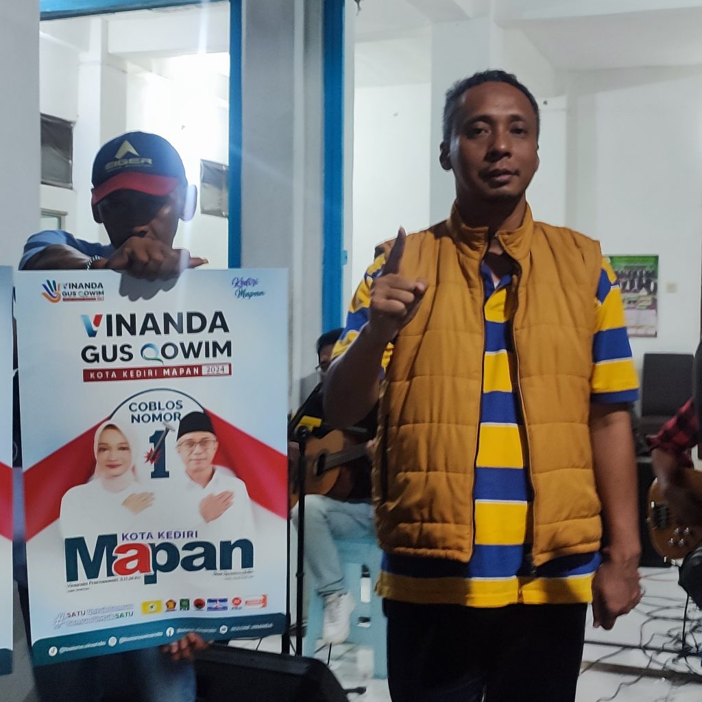 Posko Pemenangan Vinanda-Gus Qowim di Banjarmlati Siap Tampung Aduan Warga Soal Pilkada Kota Kediri