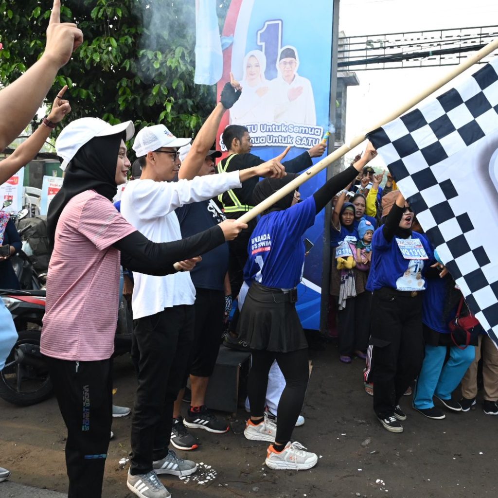 Fun Run 5 Kilometer, Vinanda-Gus Qowim Ajak Warga Kediri Wujudkan Hidup Sehat dan Bahagia