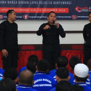 Kalapas Banyuwangi Sanksi Tegas Bagi Warga Binaan yang Bermain Handphone dan Narkoba