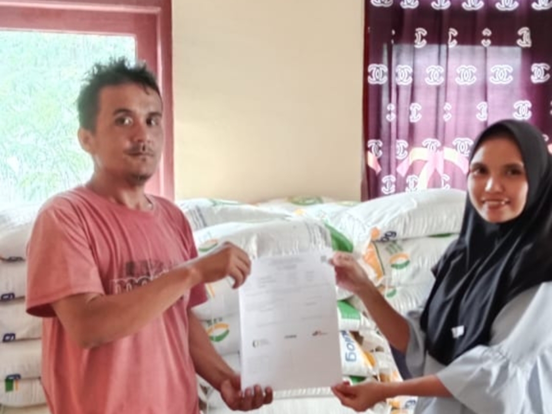 43.739 Kepala Keluarga di Parigi Moutong Terima Bantuan Pangan