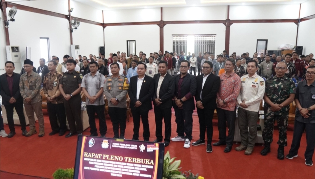 Pilkada Mojokerto ; Rekapitulasi KPU:  Paslon Gus Barra & dr. Rizal Dinyatakan Unggul