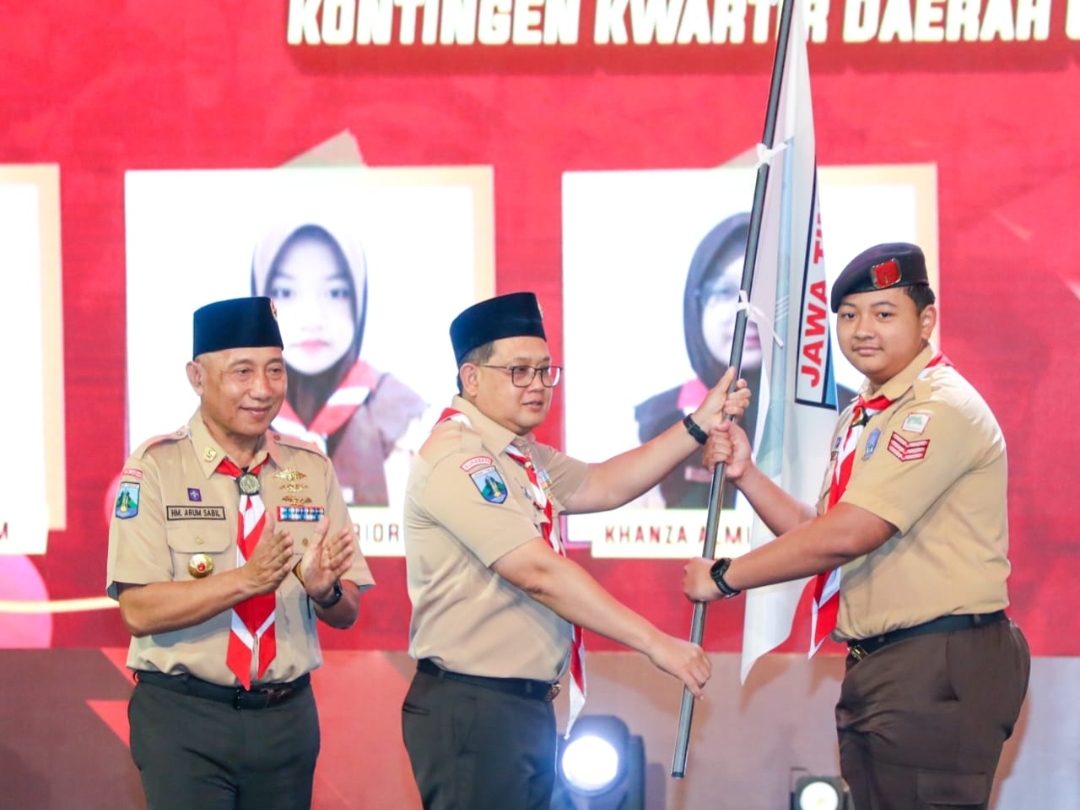 Pj. Gubernur Adhy Karyono : Pramuka Jatim Bantu Tekan Kemiskinan