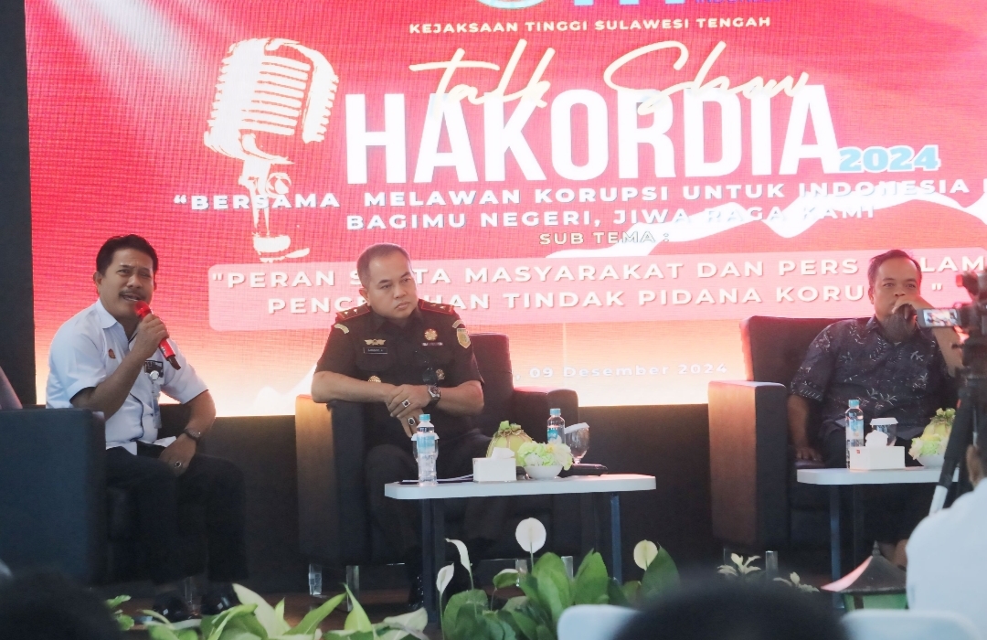 Talkshow Kejati Sulteng di Harkodia, Audien Tanyakan Jaksa Jovi dan Proyek Masjid