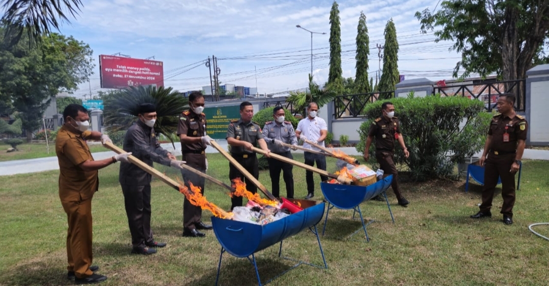 Momen Narkoba Gunawan Mendi Dimusnahkan Kejari Palu, Begini Prosesnya
