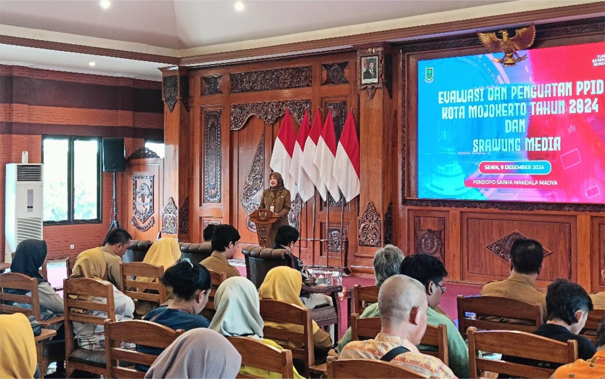 Diskominfo Gelar Evaluasi dan Penguatan PPID Kota Mojokerto