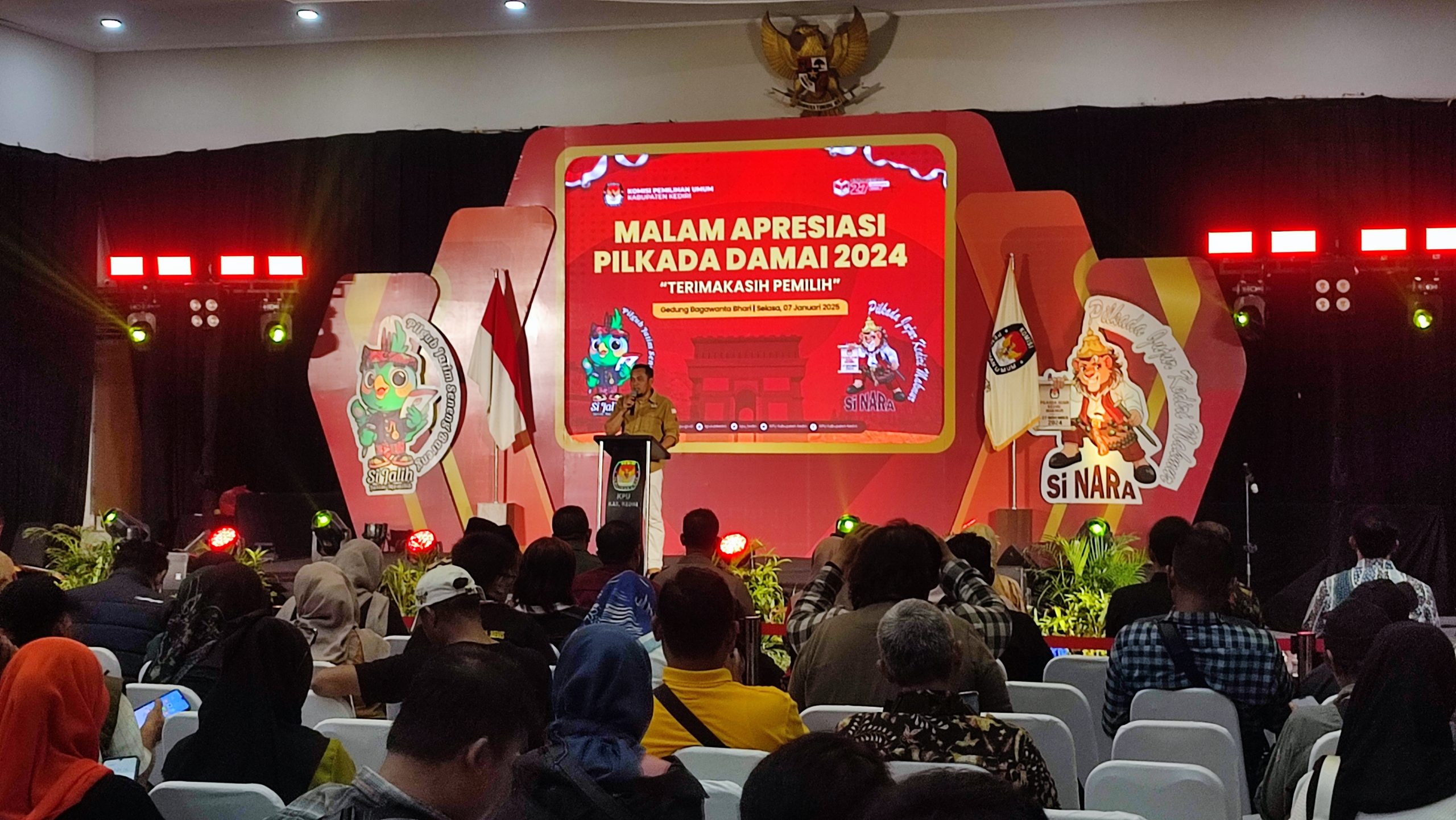 KPU Kabupaten Kediri Gelar Malam Apresiasi Pilkada Damai 2024
