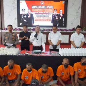 Polres Mojokerto Ringkus 7 Tersaka Narkoba Polres Mojokerto Ringkus 7 Tersaka Narkoba