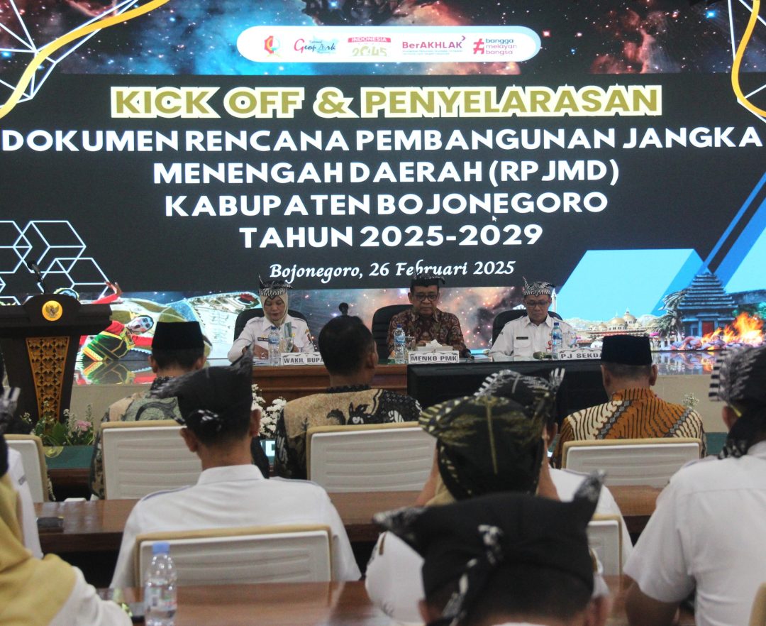 RPJMD Kabupaten Bojonegoro 2025-2029, Menko PMK Pratikno dan Wabup Nurul Tekankan Ini
