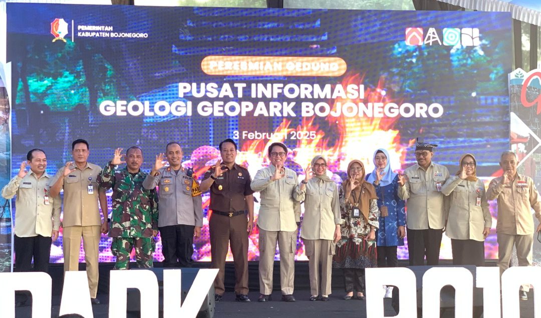 Kejar Pengakuan UNESCO, Pj Bupati Bojonegoro Resmikan Gedung Pusat Informasi Geologi Geopark
