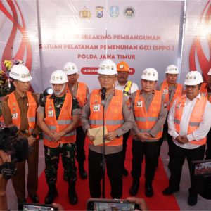 Sukseskan Program MBG Polda Jatim Bangun Gedung SPPG di  Aspol – SPN 