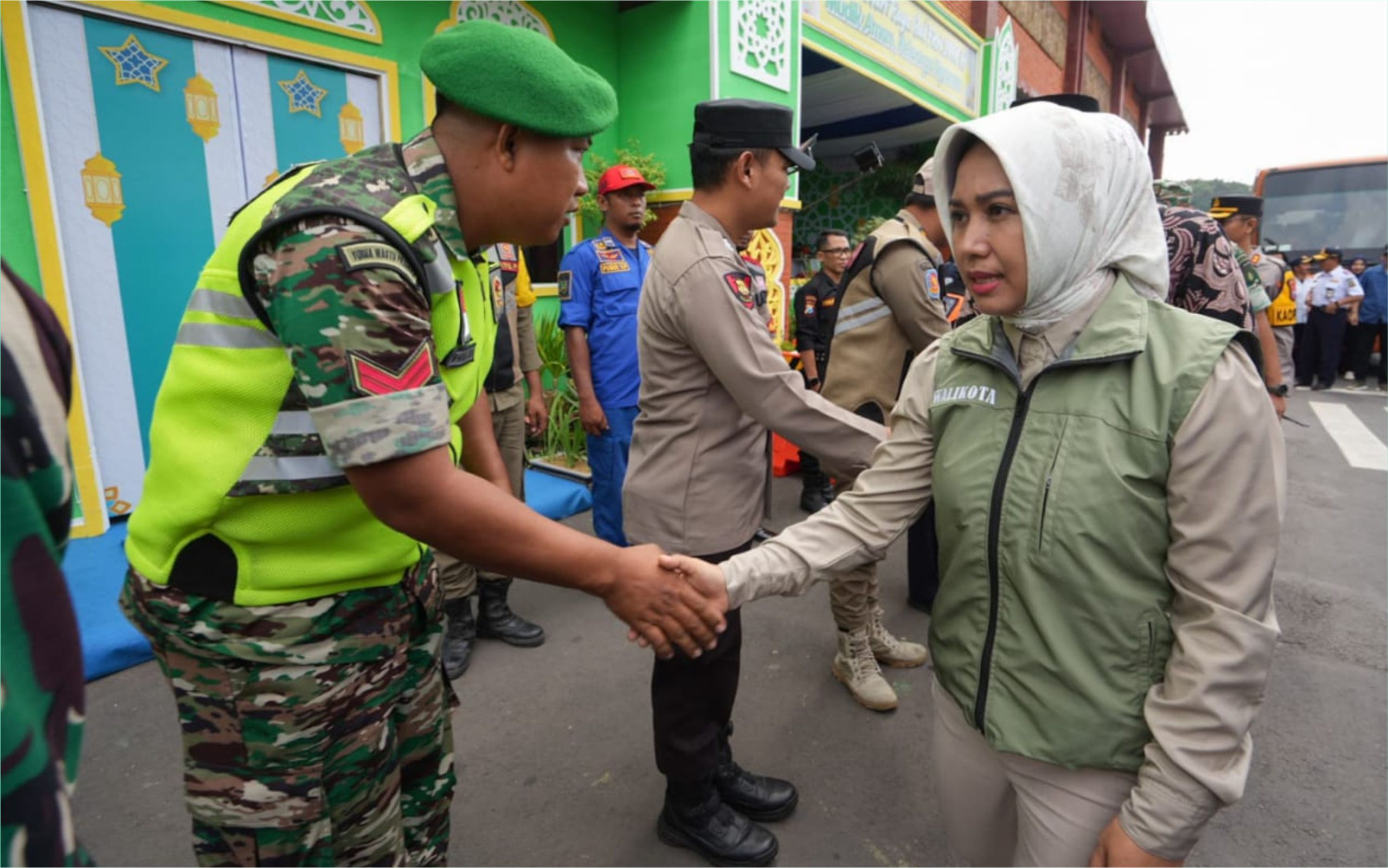 Walikota Ning Ita Tinjau Kesiapan Posko Pengamanan Jelang Lebaran