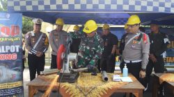 Polres Magetan Musnahkan Ratusan Liter Miras dan Puluhan Knalpot Brong