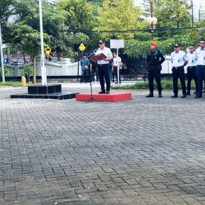 Apel Gelar Pasukan PT KAI Daop 7 Madiun Siap Melayani Penumpang KA Arus Mudik dan Balik Lebaran