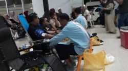 Tim SIBAT Desa Puger Kulon Ikut  Bantu Donor Darah Malam Ramadan