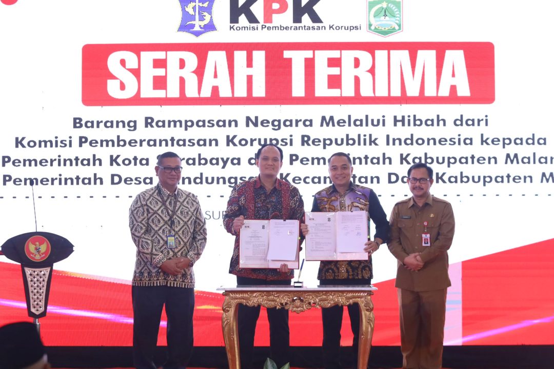 Surabaya Terima Hibah Rampasan KPK Senilai Rp11,7 M