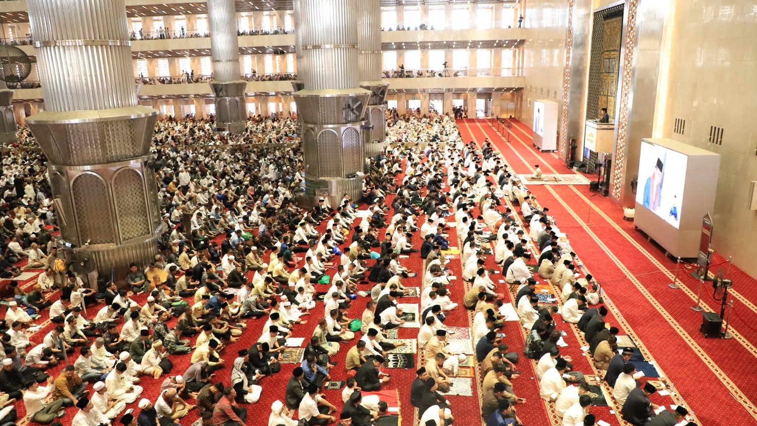 Khotbah Idulfitri di Istiqlal, Guru Besar UIN Jakarta, Puasa Mabrur Akan Membawa Indonesia Maju