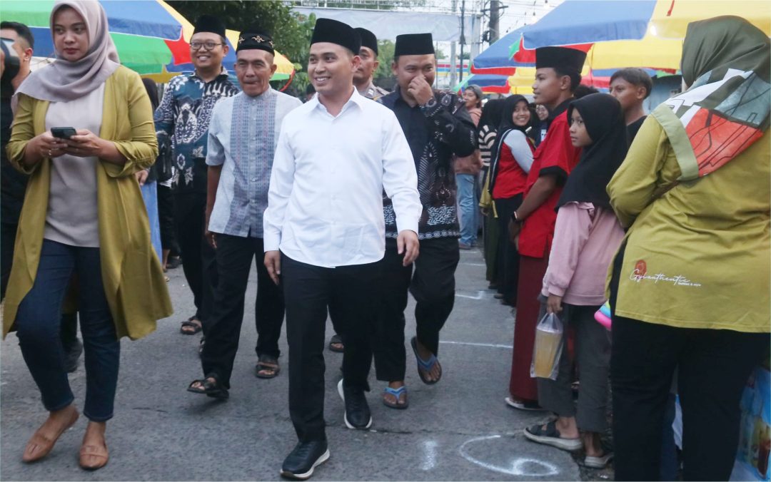 Bupati  Gus Barra  Dukung UMKM  Gelar Bazar Ramadhan di Pungging-Mojokerto
