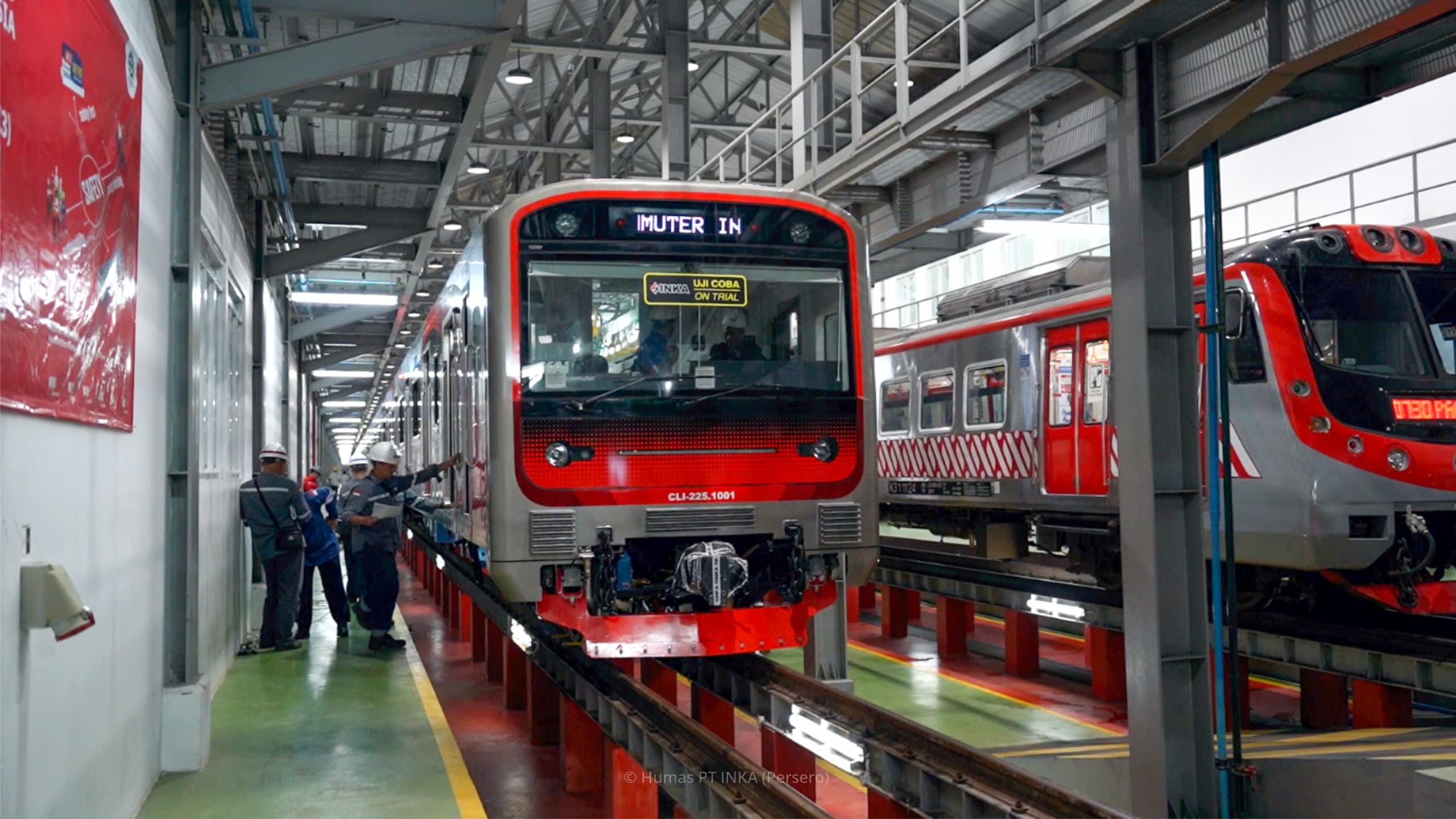 KRL Produksi INKA Lanjutkan Pengujian di Lintas Jabodetabek