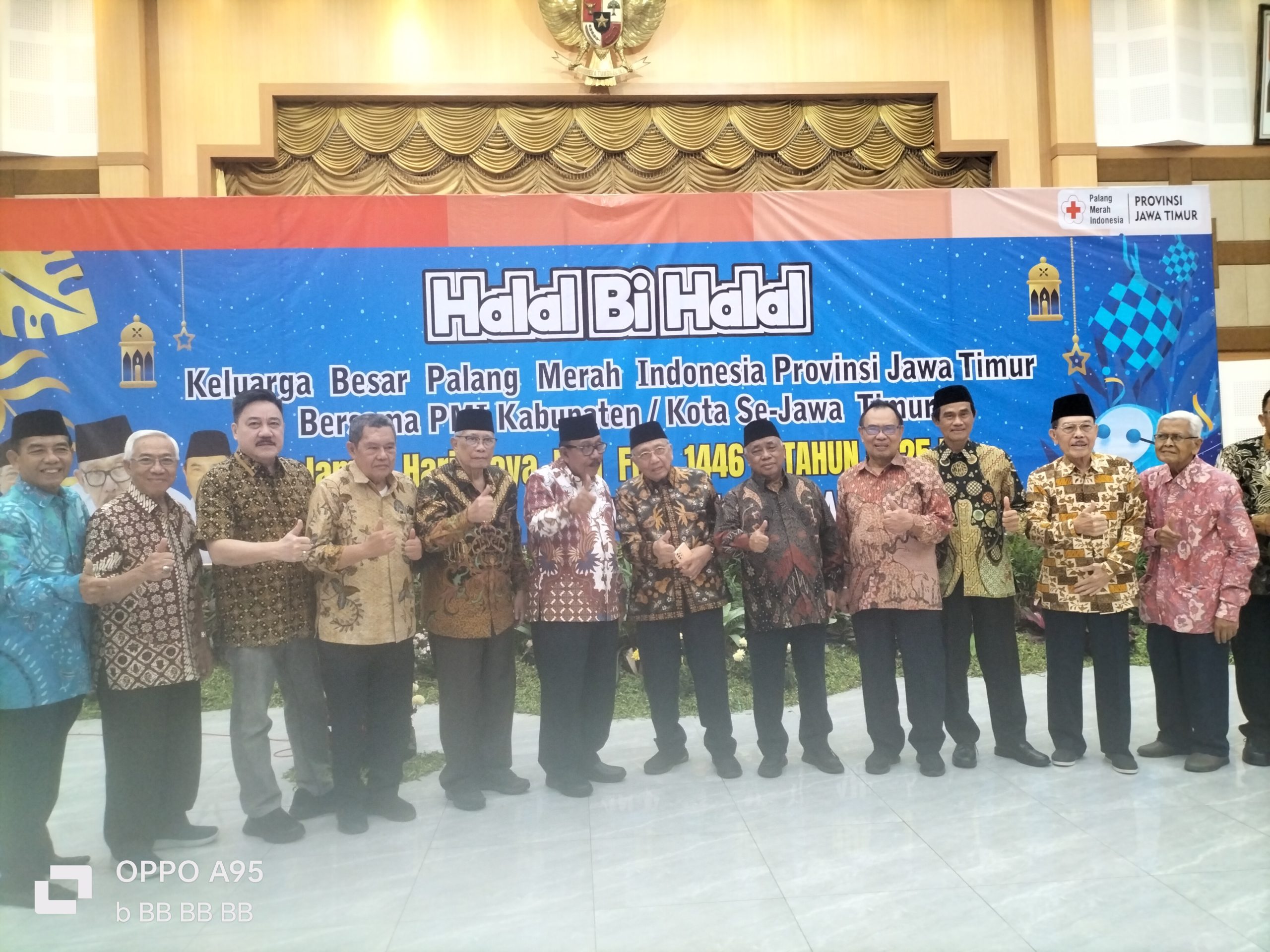 Halal Bi Halal PMI Prov Jatim dengan 38 PMI Kab/Kota, H. Imam Utomo : Silahkan Daerah Siapkan Calon Ketua