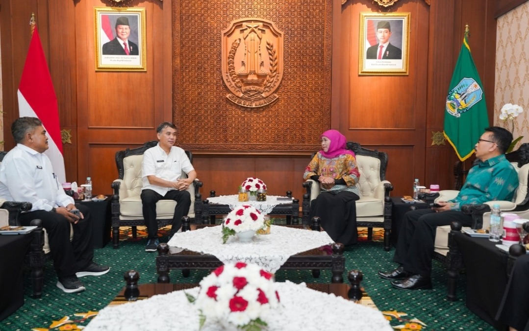 Dorong Peningkatan Layanan, Kakanwil Kementerian HAM Jatim Audiensi dengan Gubernur Khofifah