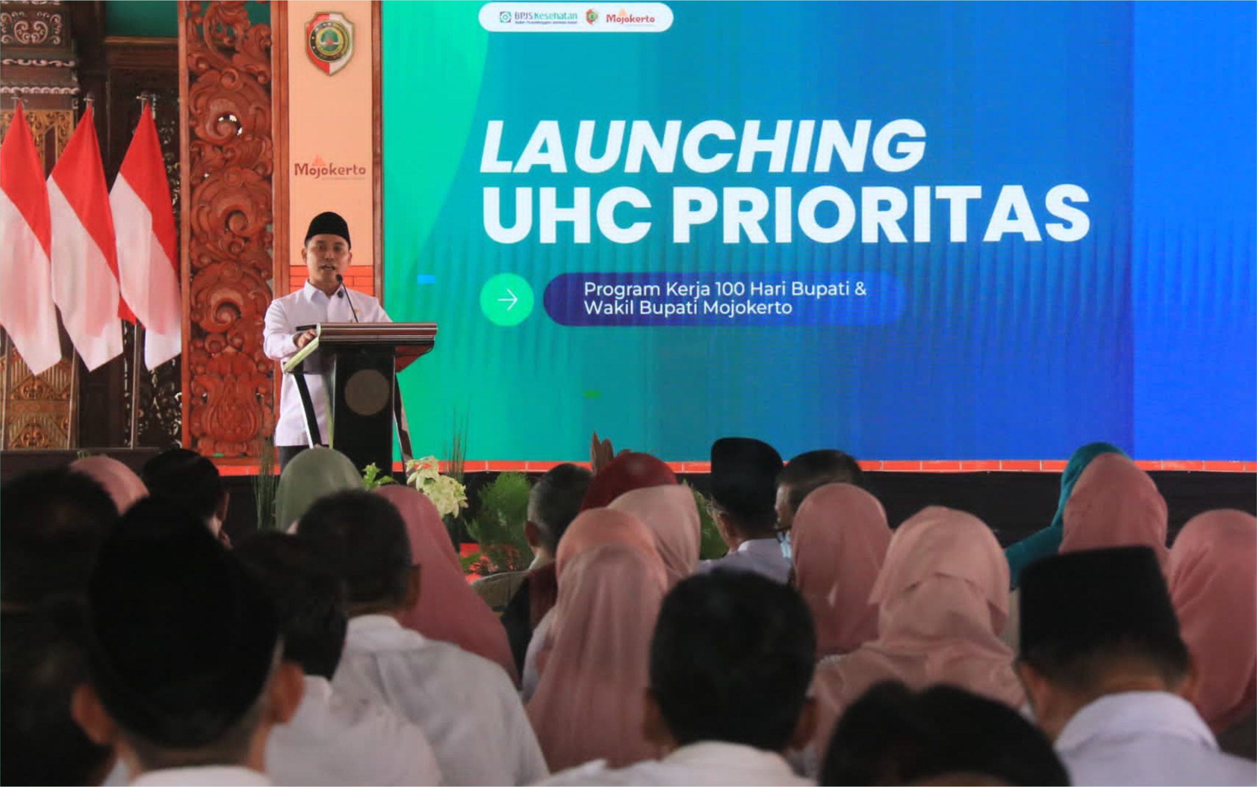 Bupati Mojokerto Aktifkan Program BPJS Kesehatan Menuju UHC Prioritas
