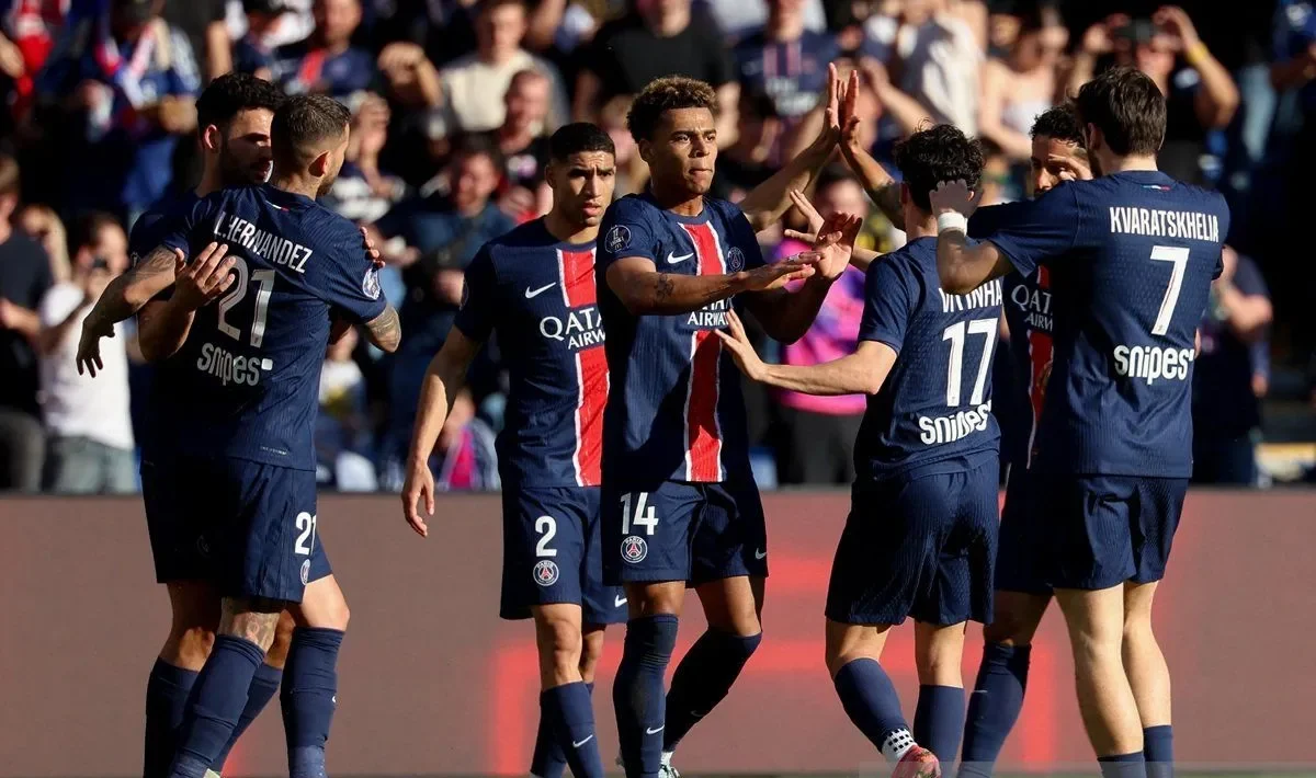 PSG Kunci Gelar Juara Ke-13 Liga Prancis Usai Kalahkan Angers