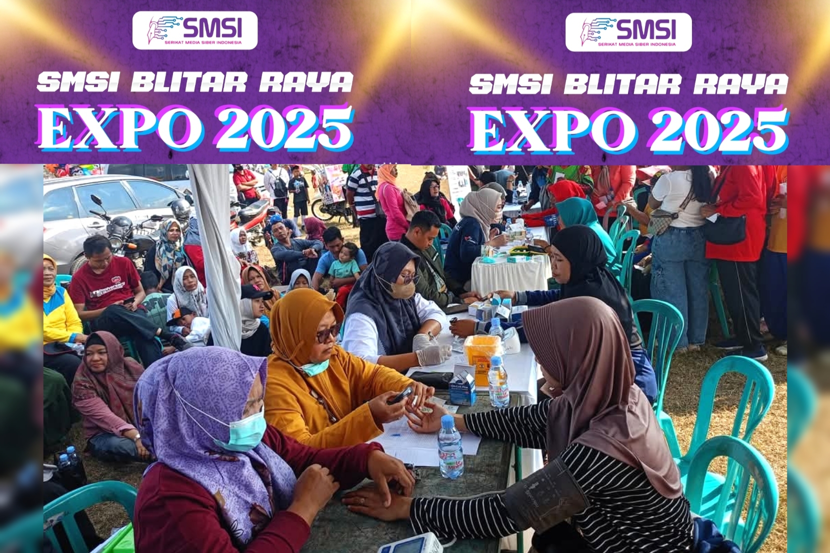 Peduli Sosial, Expo SMSI Blitar Raya Hadirkan Pengobatan Gratis dan Donor Darah, Simak Jadwalnya