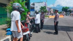 Tindak Lanjuti Aduan Masyarakat Satlantas Magetan Lakukan Penertiban Jalur Timur Pasar Baru