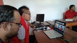 Ketua DPC PDI Perjuangan Ikuti Zoom Meting Persiapan Kursus Kader Koperasi Lanjutan