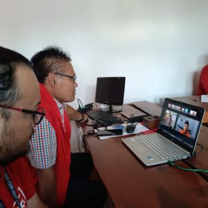 Ketua DPC PDI Perjuangan Ikuti Zoom Meting Persiapan Kursus Kader Koperasi Lanjutan