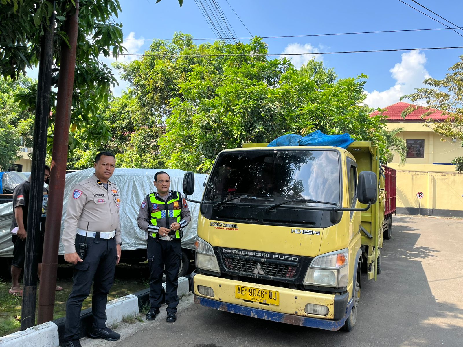 Satlantas Polres Magetan Gelar Razia Di Karas Sasar Truk Over Load Over Dimensi