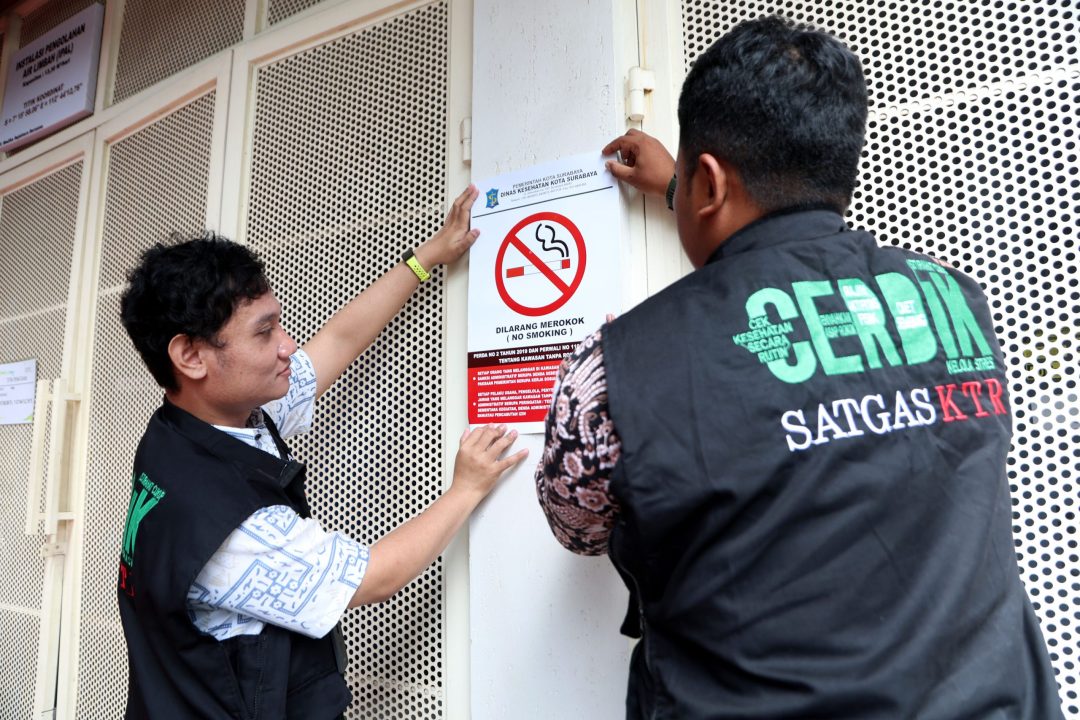Pemkot Surabaya Intensifkan Pengawasan Kawasan Tanpa Rokok
